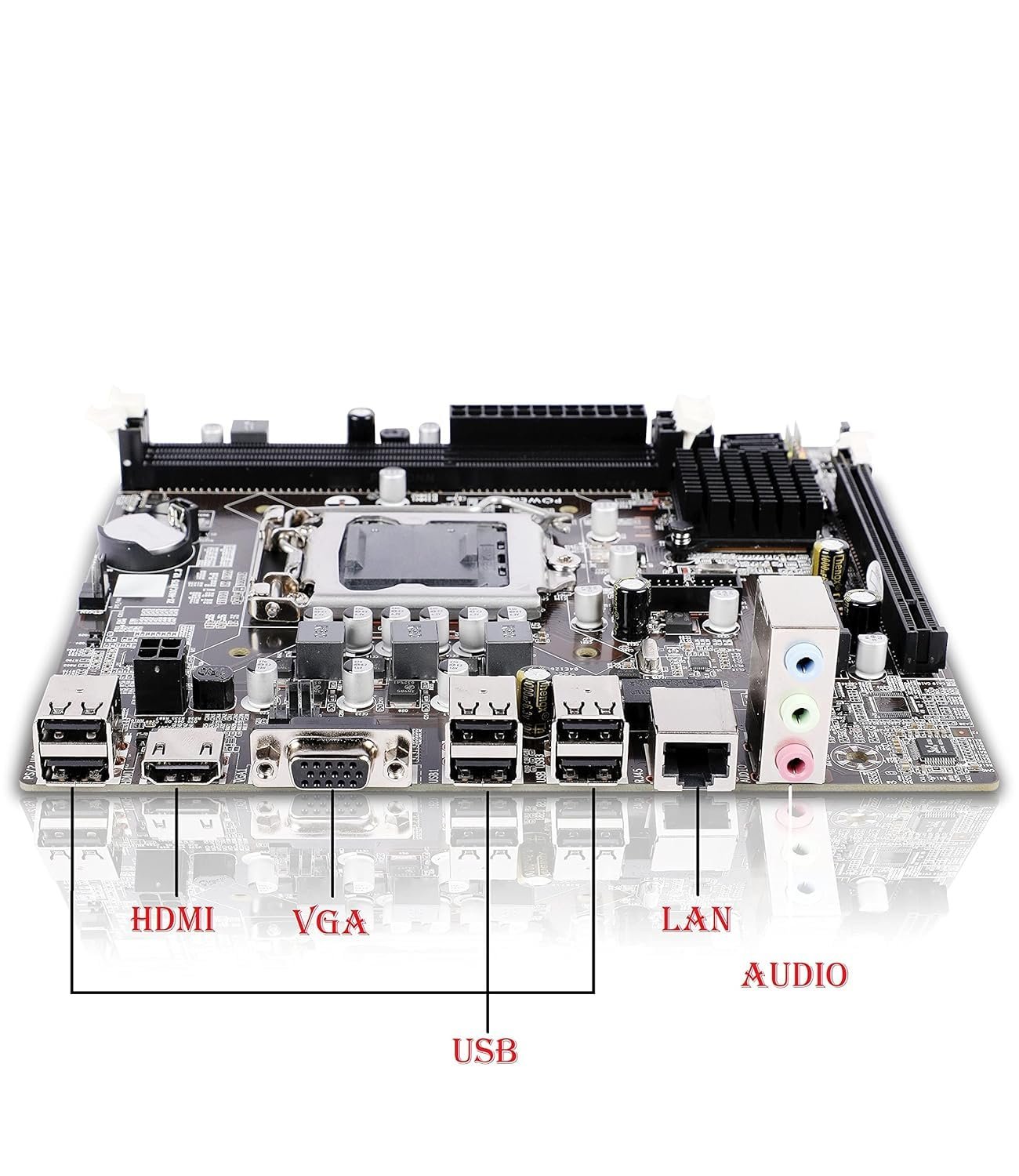 Zebronics H61 Chipsrt Motherboard Kit with Processor i5 3470 2.90Ghz + 8GB DDR3 RAM + Free CPU Fan