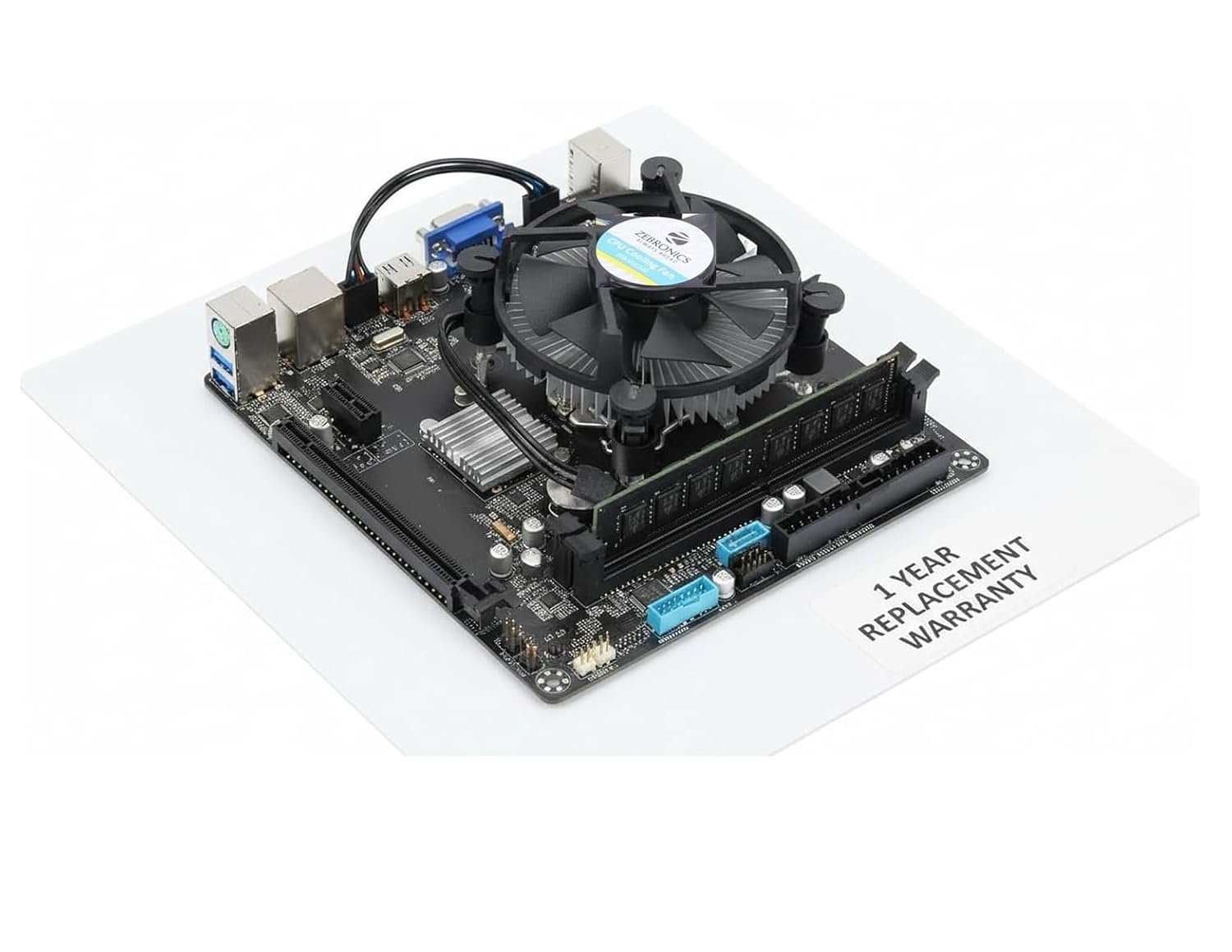 H81 Motherboard + Core i3 4150/4360 4th Gen Processor + 8GB DDR3 1600MHz RAM + CPU Fan | Pre-Assembled & Pre-Tested Kit | for Home & Office PC Upgrade | 1-Year Warranty